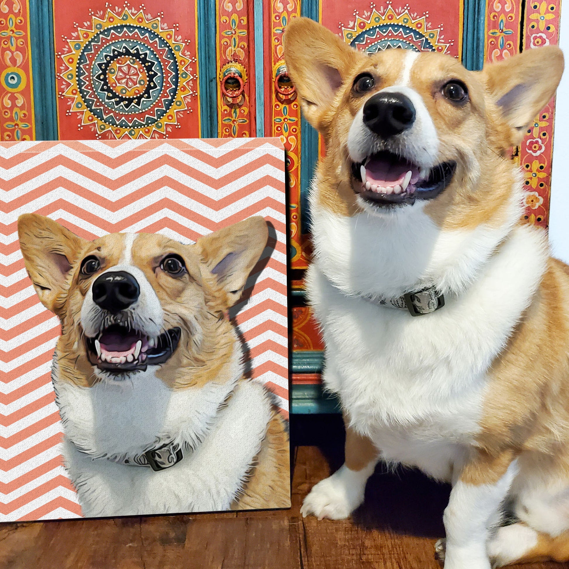 Custom Pet Canvas - Noble Pawtrait