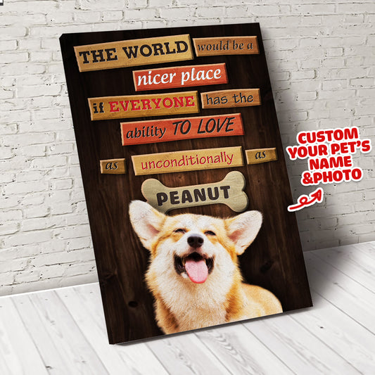 The Unconditional Love Custom Pet Portrait - Noble Pawtrait