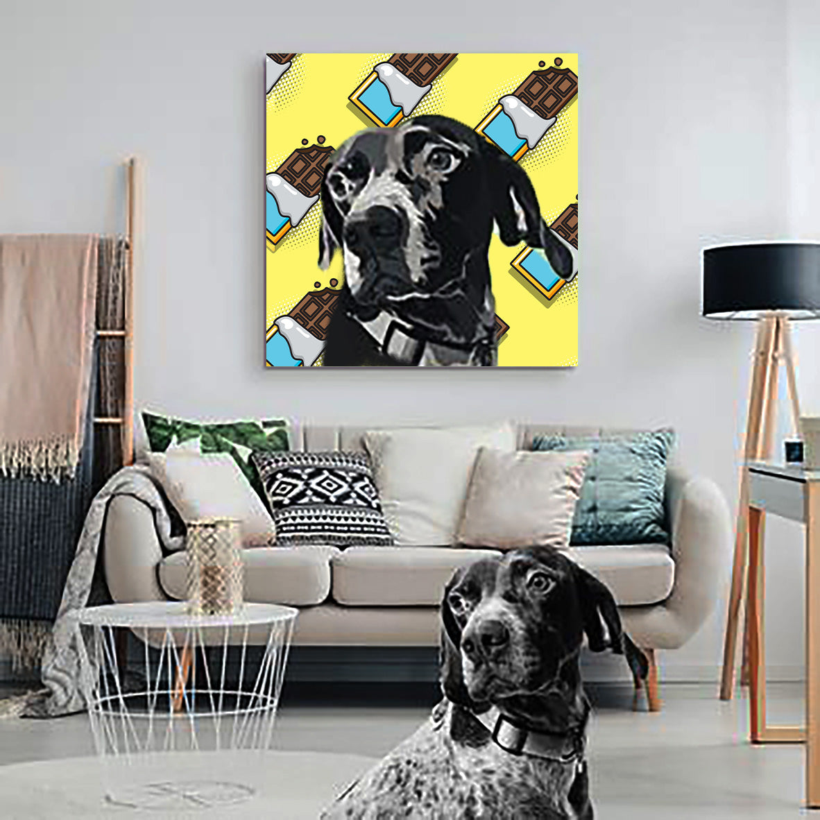 Custom Pet Canvas - Noble Pawtrait