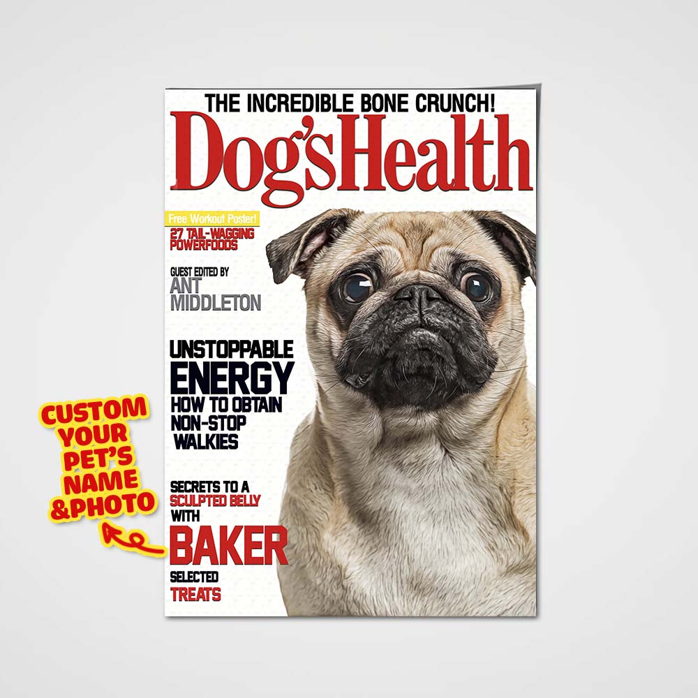 The Dog's Health Custom Pet Portrait Poster - Noble Pawtrait
