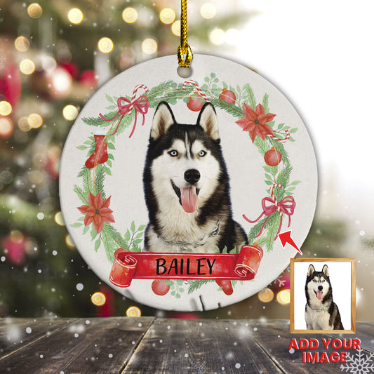 Custom Pet Ornament Christmas Vintage