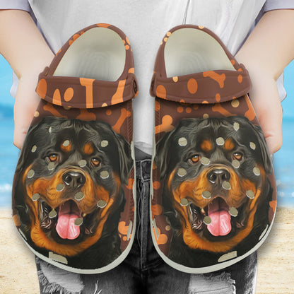 Custom Clogs With Pet Face | Personalized Gift For Pet Lovers | Bone Photo