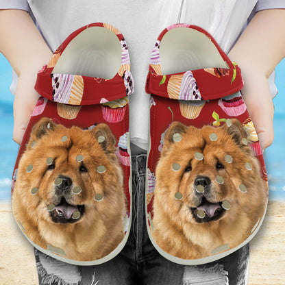 Custom Clogs With Pet Face | Personalized Gift For Pet Lovers | Cupcake Photo