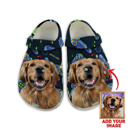 Custom Clogs With Pet Face | Personalized Gift For Pet Lovers | Gamer Photo