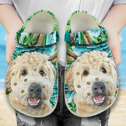 Custom Clogs With Pet Face | Personalized Gift For Pet Lovers | Palm Island Photo