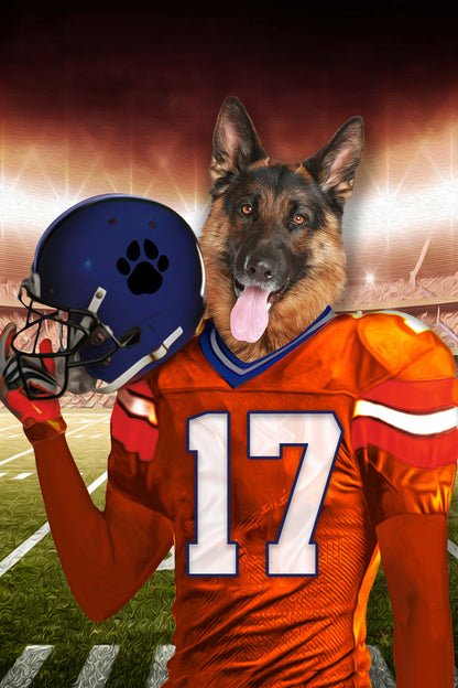 The Denver Fan Digital Download Pet Portrait - Noble Pawtrait