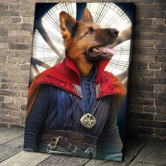 The Doctor Paw Custom Pet Portrait - Noble Pawtrait