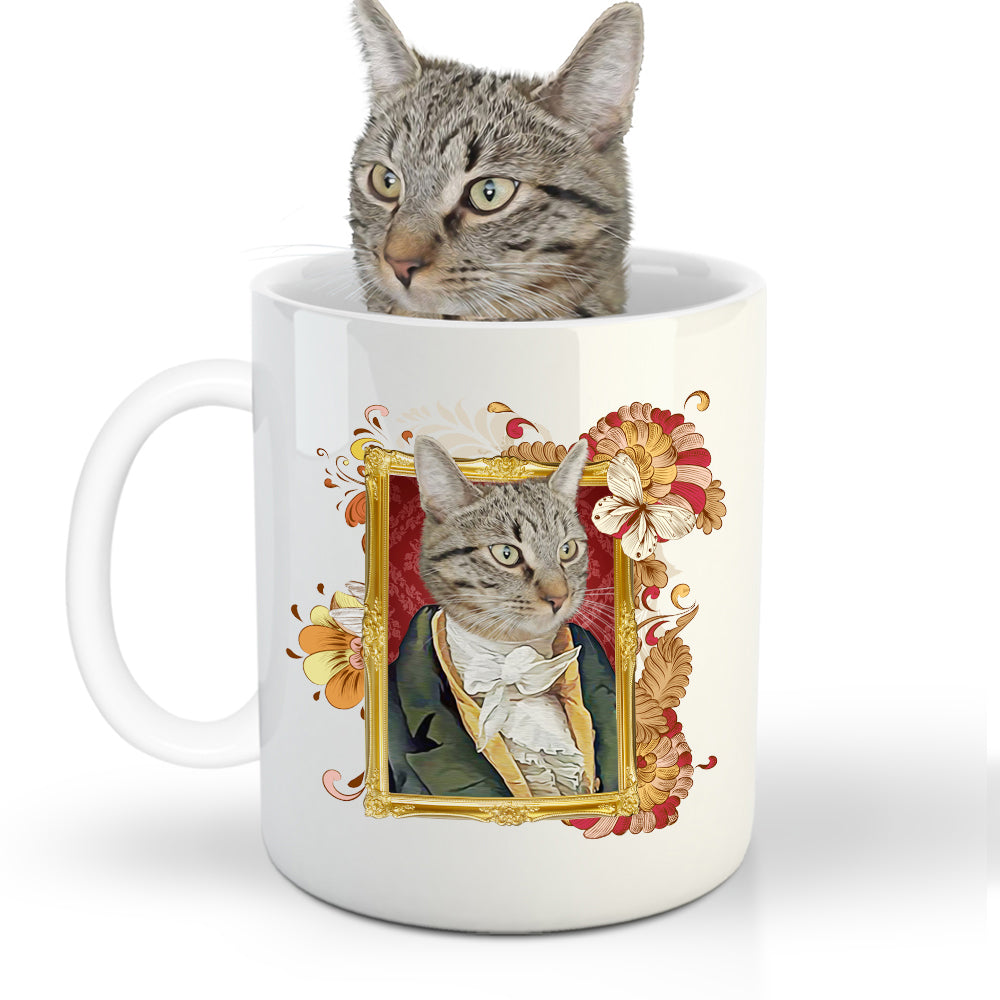 The Duke Custom Pet Mug - Noble Pawtrait