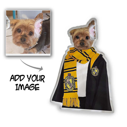 The Hufflepuff Custom Pet Pillow - Noble Pawtrait