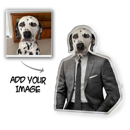 The Hustler Custom Pet Pillow - Noble Pawtrait