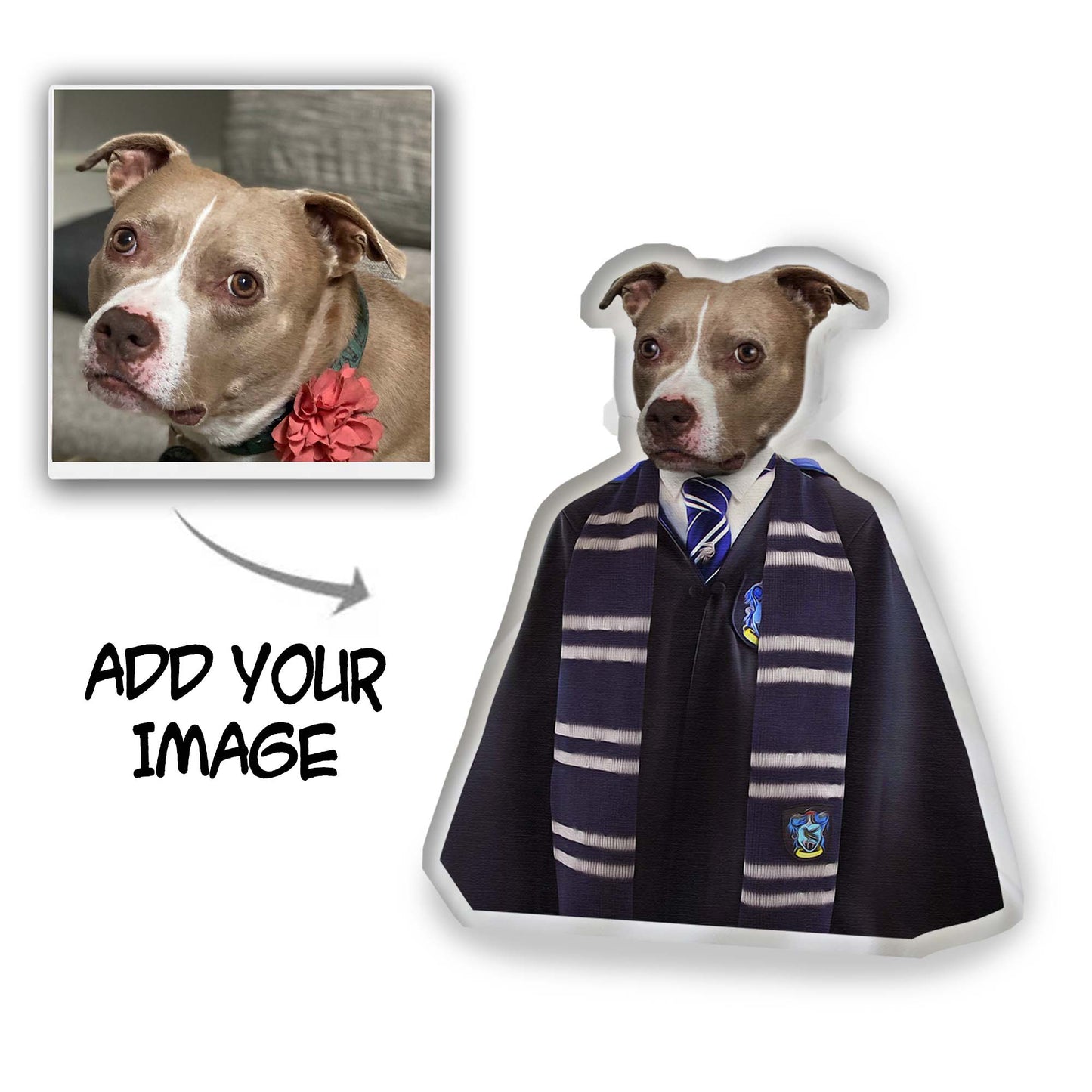The Ravenslaw Custom Pet Pillow - Noble Pawtrait
