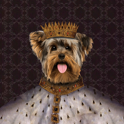 The Henry VIII of England Custom Pet Ornament 2-Sided - Noble Pawtrait