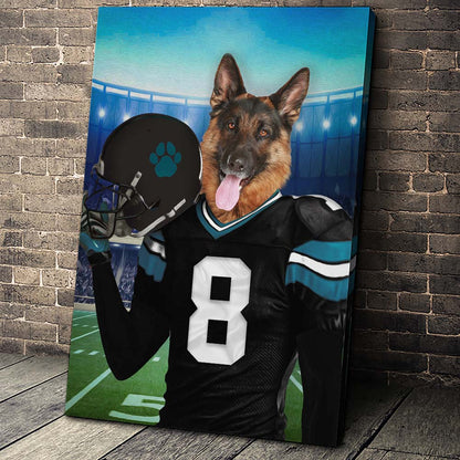 Jacksonville Fan Custom Pet Portrait - Noble Pawtrait