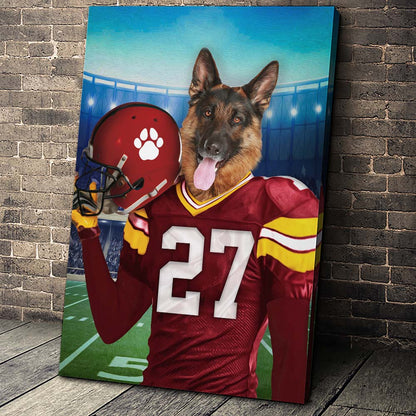 The Kansas City Fan Custom Pet Portrait - Noble Pawtrait