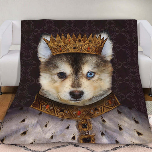 King Henry VII Custom Pet Blanket - Noble Pawtrait