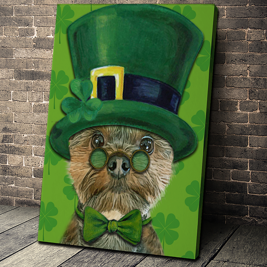 The Lucky Charm Custom Pet Portrait - Noble Pawtrait