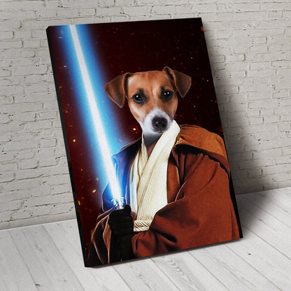 The JediPaw Custom Pet Portrait Canvas - Noble Pawtrait