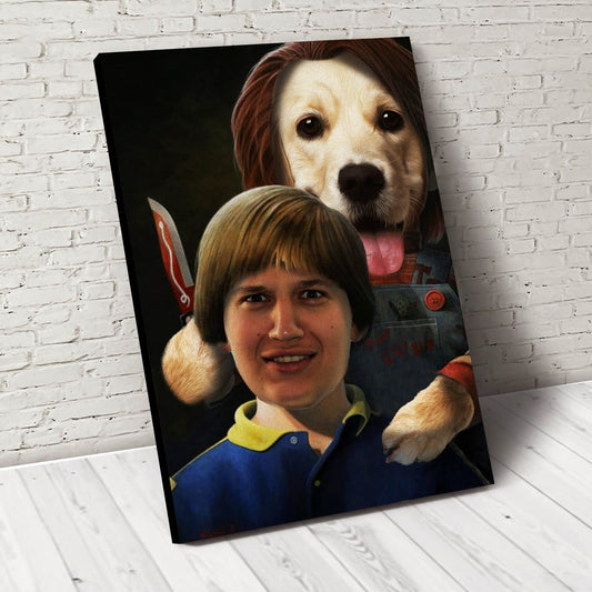 The Child Paw Custom Pet Portrait - Noble Pawtrait