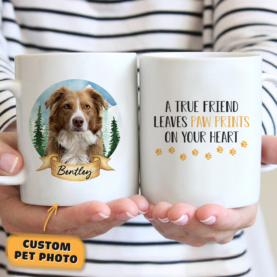 The Forest Watercolor Custom Pet Mug - Noble Pawtrait