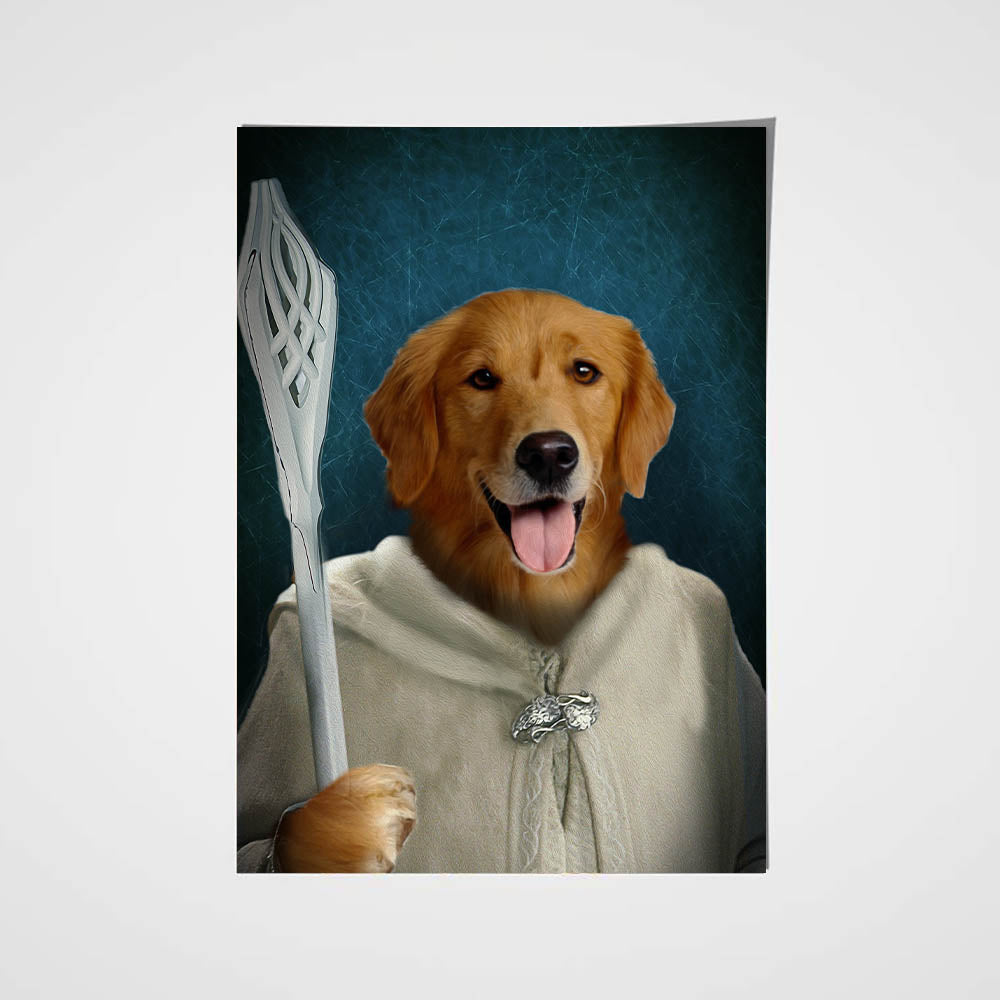 GanDaPaw Custom Pet Portrait Poster - Noble Pawtrait