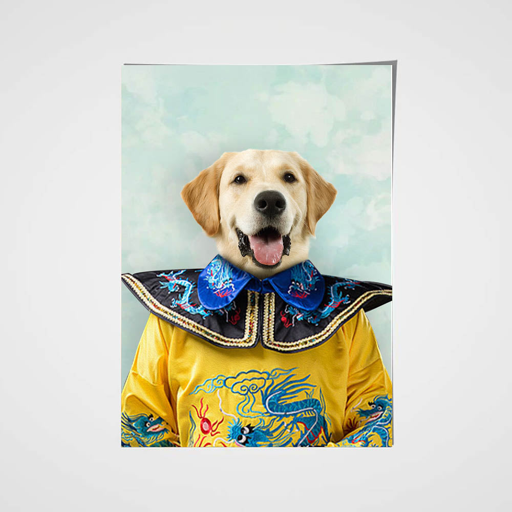 The Asian King Custom Pet Portrait - Noble Pawtrait