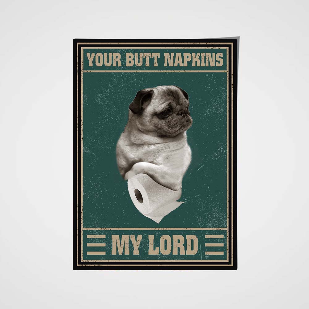My Lord Custom Pet Portrait Poster - Noble Pawtrait