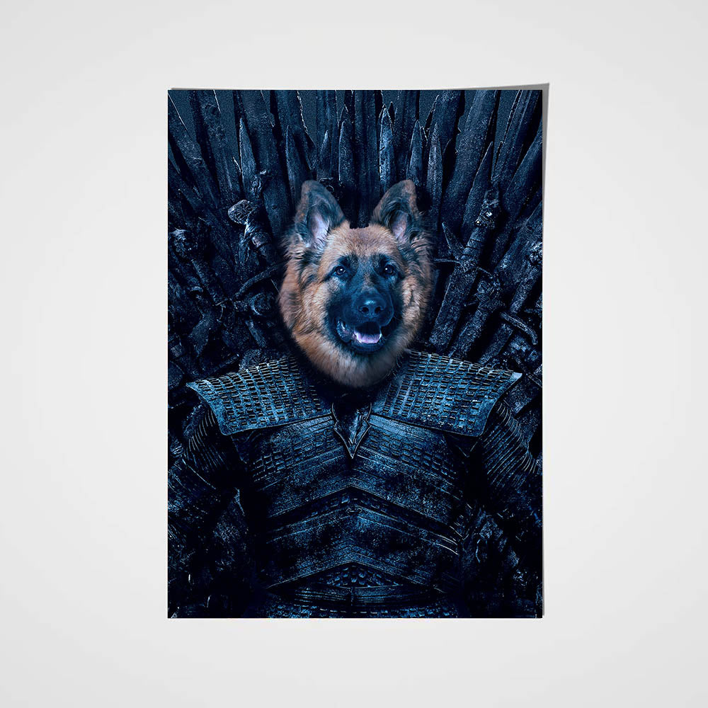 Night King Custom Pet Portrait - Noble Pawtrait