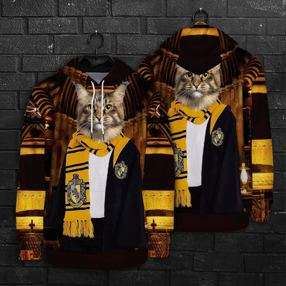 The Wizard Hufflepuff All Over Print Custom Hoodie