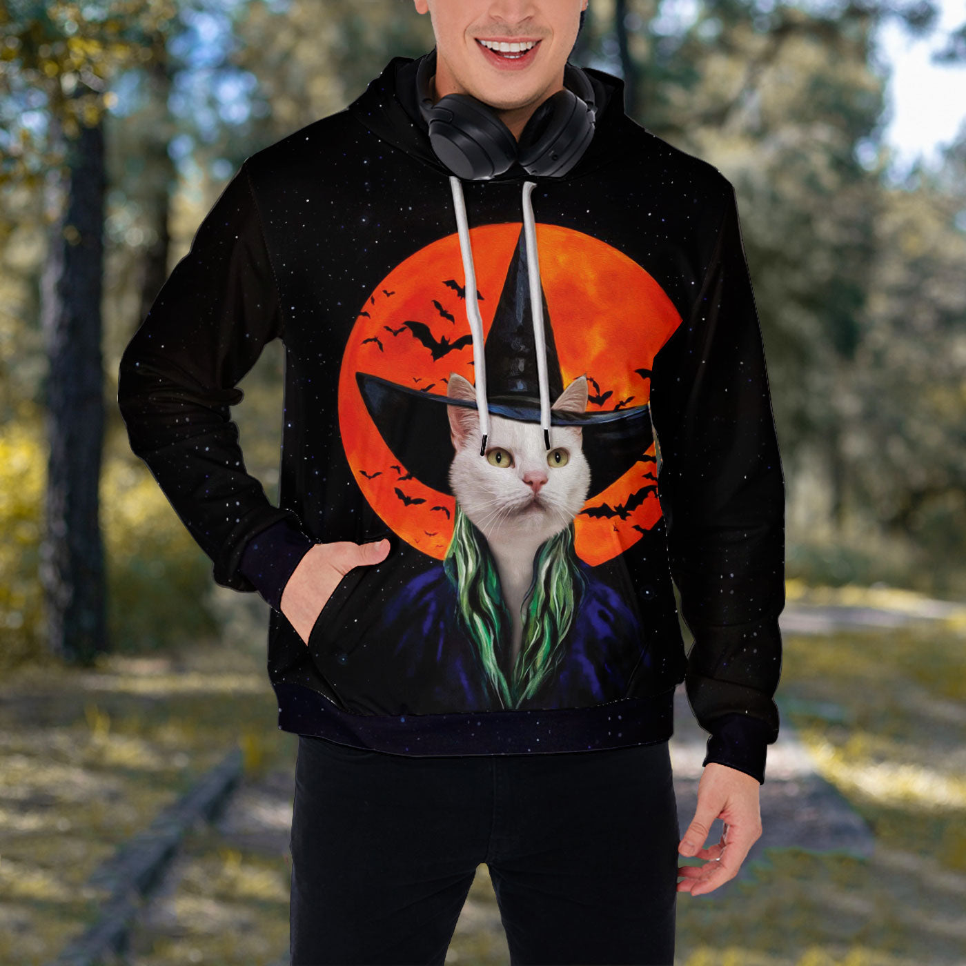 The Bloodmooon Witch All Over Print Custom Hoodie