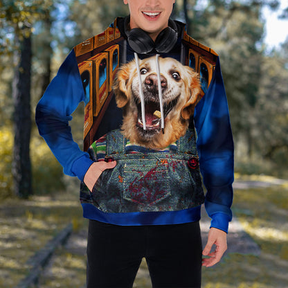 Sweat à capuche personnalisé imprimé sur tout le corps de la poupée
