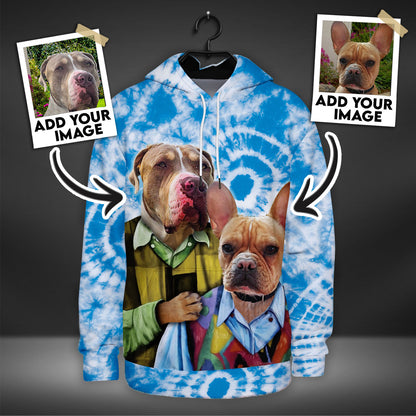 Sweat à capuche personnalisé The Brothers All Over Print