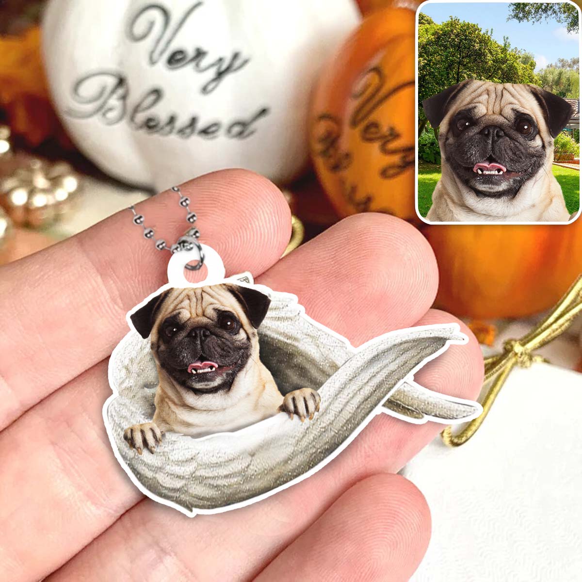 Car Hanging Wing Custom Pet 2-Sided