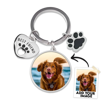 Custom Keychain With Pet Photo