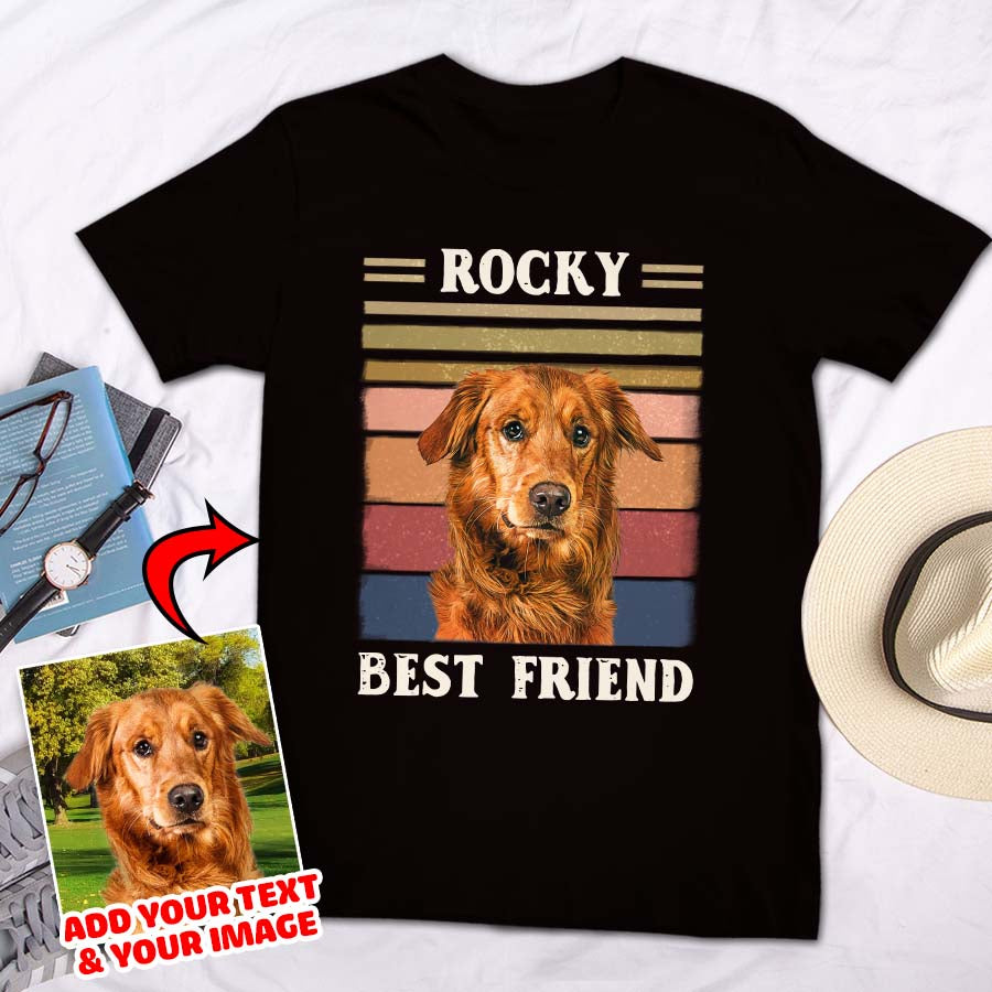 Paw best friend Custom Pet T-shirt - Noble Pawtrait