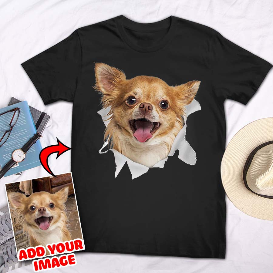 Pet Face Custom Pet T-shirt - Noble Pawtrait