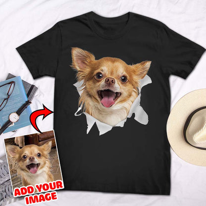 Pet Face Custom Pet T-shirt - Noble Pawtrait