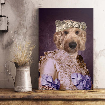 The Pink Lady Custom Pet Portrait Poster - Noble Pawtrait