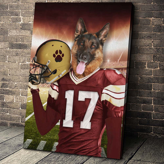 San Francisco Fan Custom Canvas Pet Portrait - Noble Pawtrait