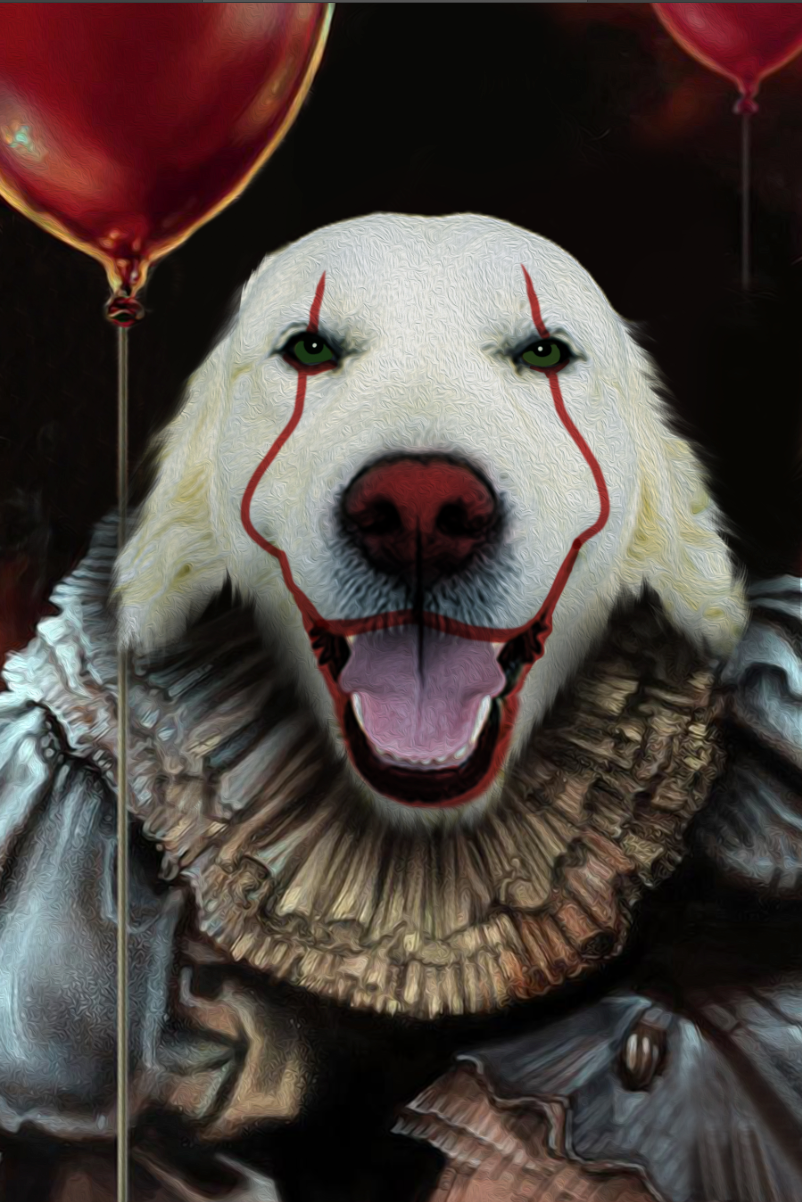 The IT Custom Pet Portrait - Noble Pawtrait