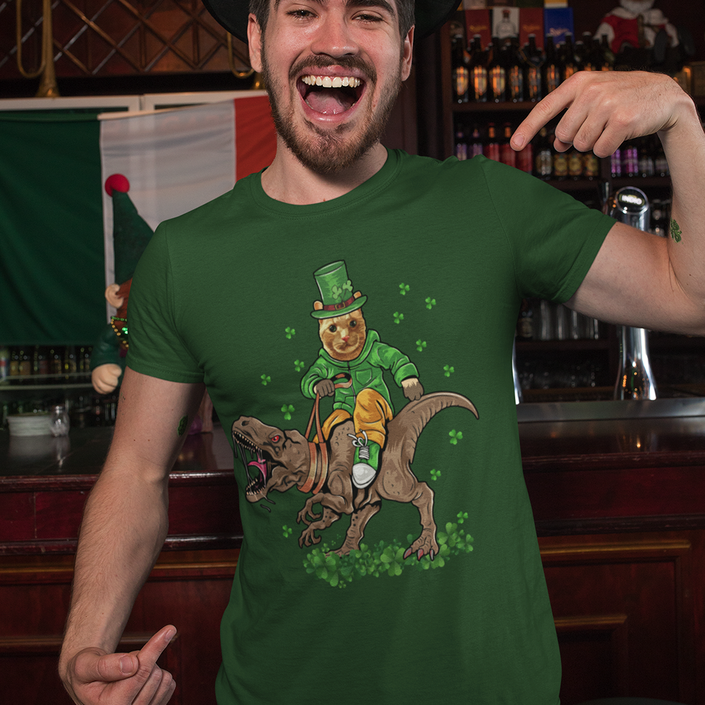 Shenanigan T-rex Custom Pet Unisex T-shirt - Noble Pawtrait