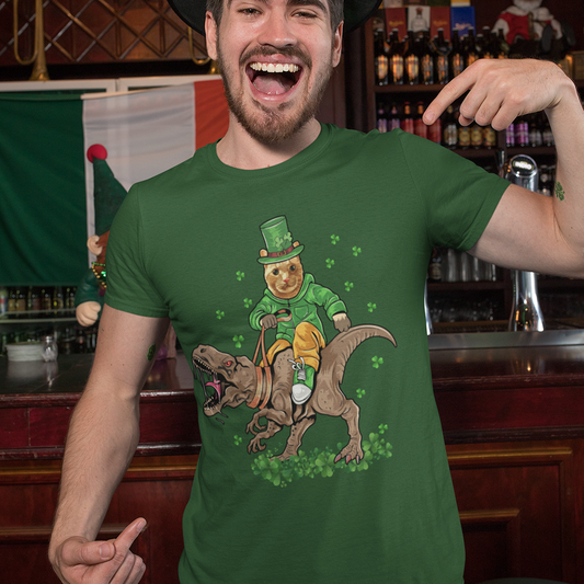 Shenanigan T-rex Custom Pet Unisex T-shirt - Noble Pawtrait