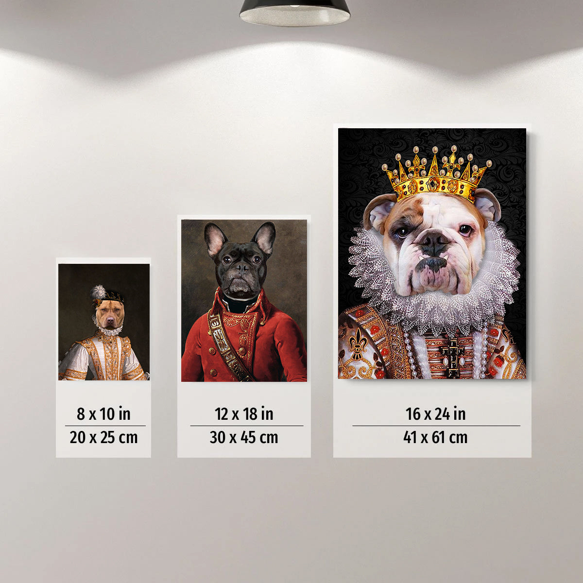 Royal Guard Custom Pet Portrait Canvas - Noble Pawtrait