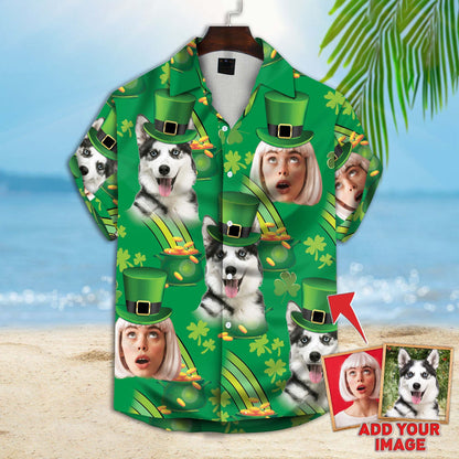 Happy St Patrick Together Short-Sleeve Hawaiian Shirt 4
