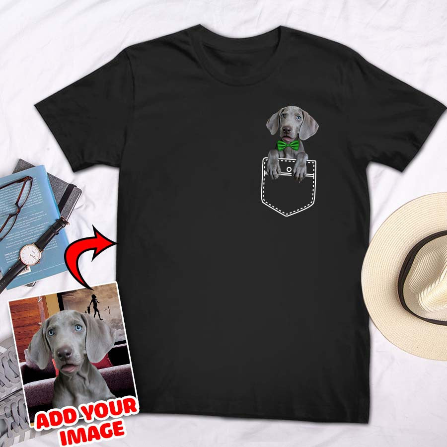 Pet Pocket St Patrick Hat Custom Pet T-shirt - Noble Pawtrait