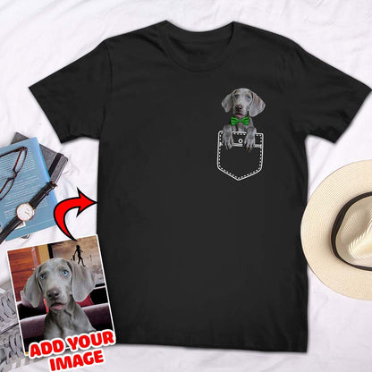 Pet Pocket St Patrick Hat Custom Pet T-shirt - Noble Pawtrait