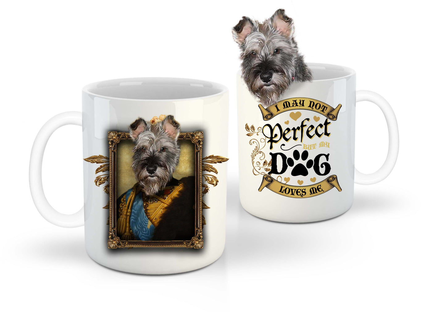The Colonel General Custom Pet Mug - Noble Pawtrait