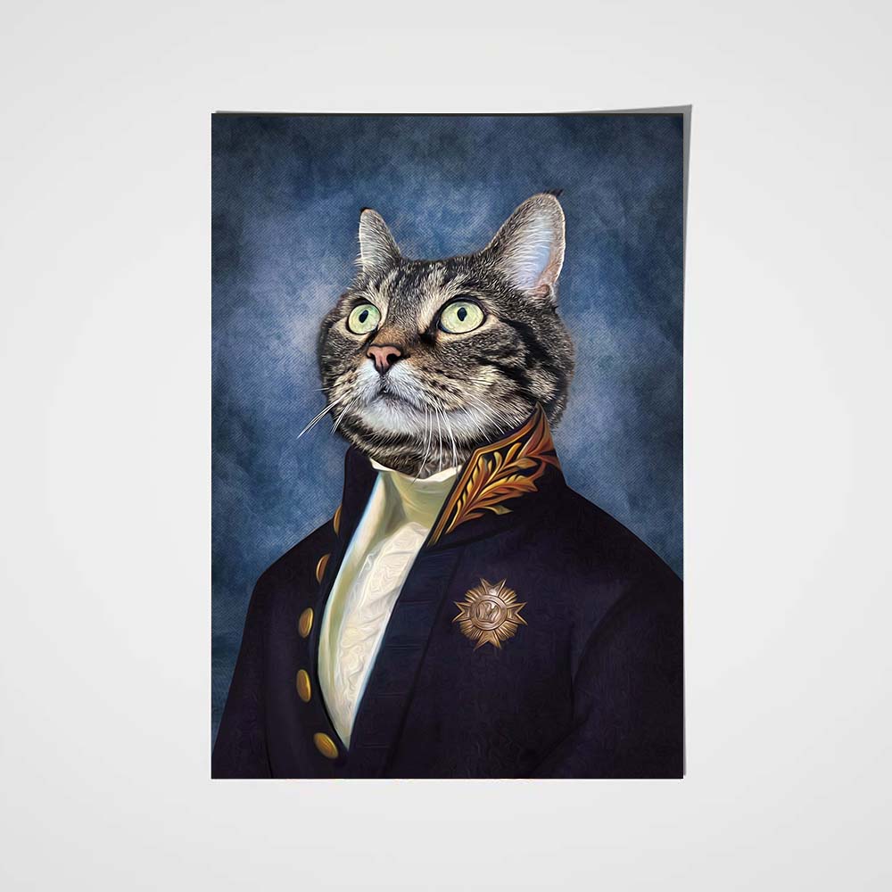 The Counselor Custom Pet Portrait Poster - Noble Pawtrait