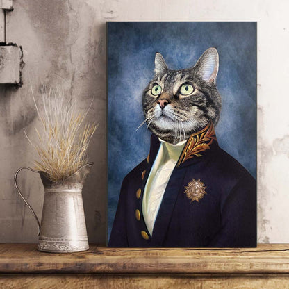 The Counselor Custom Pet Portrait Poster - Noble Pawtrait