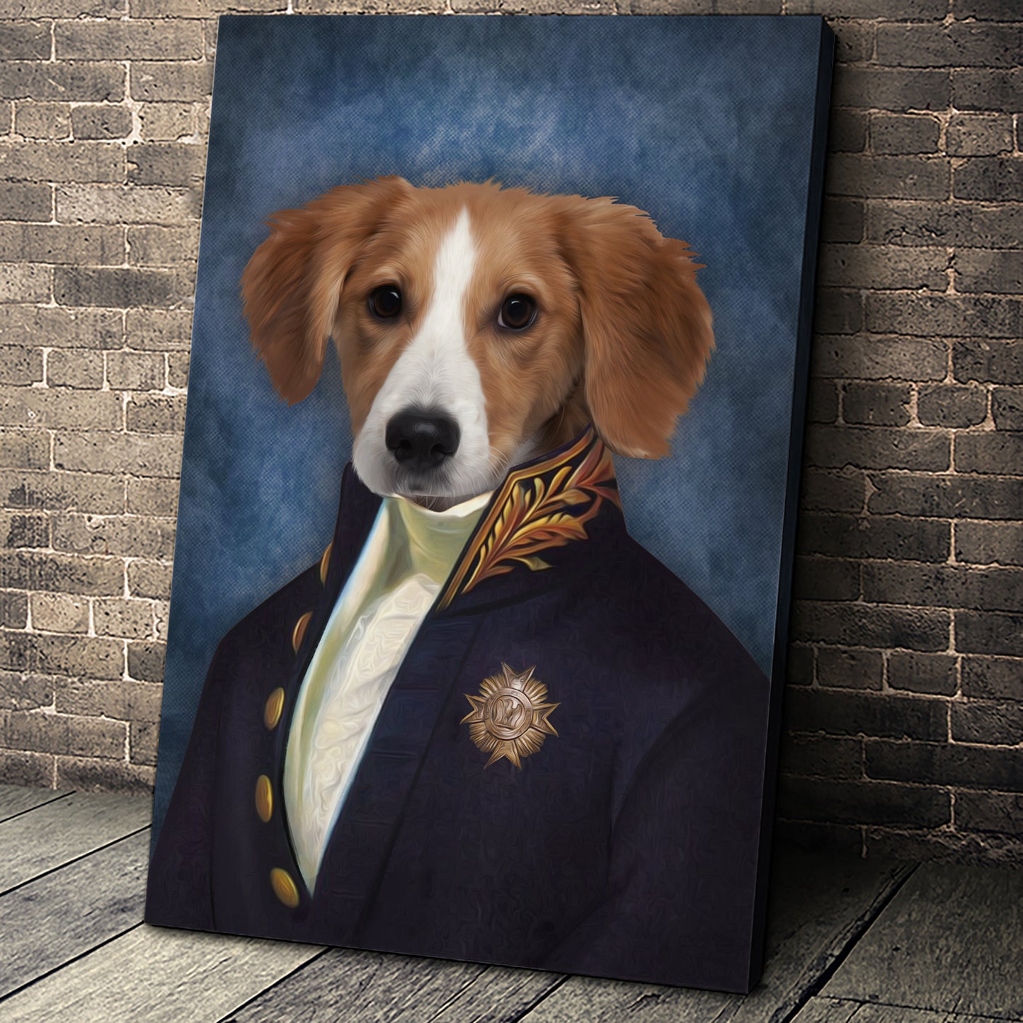 The Counselor Custom Pet Portrait Digital Download - Noble Pawtrait