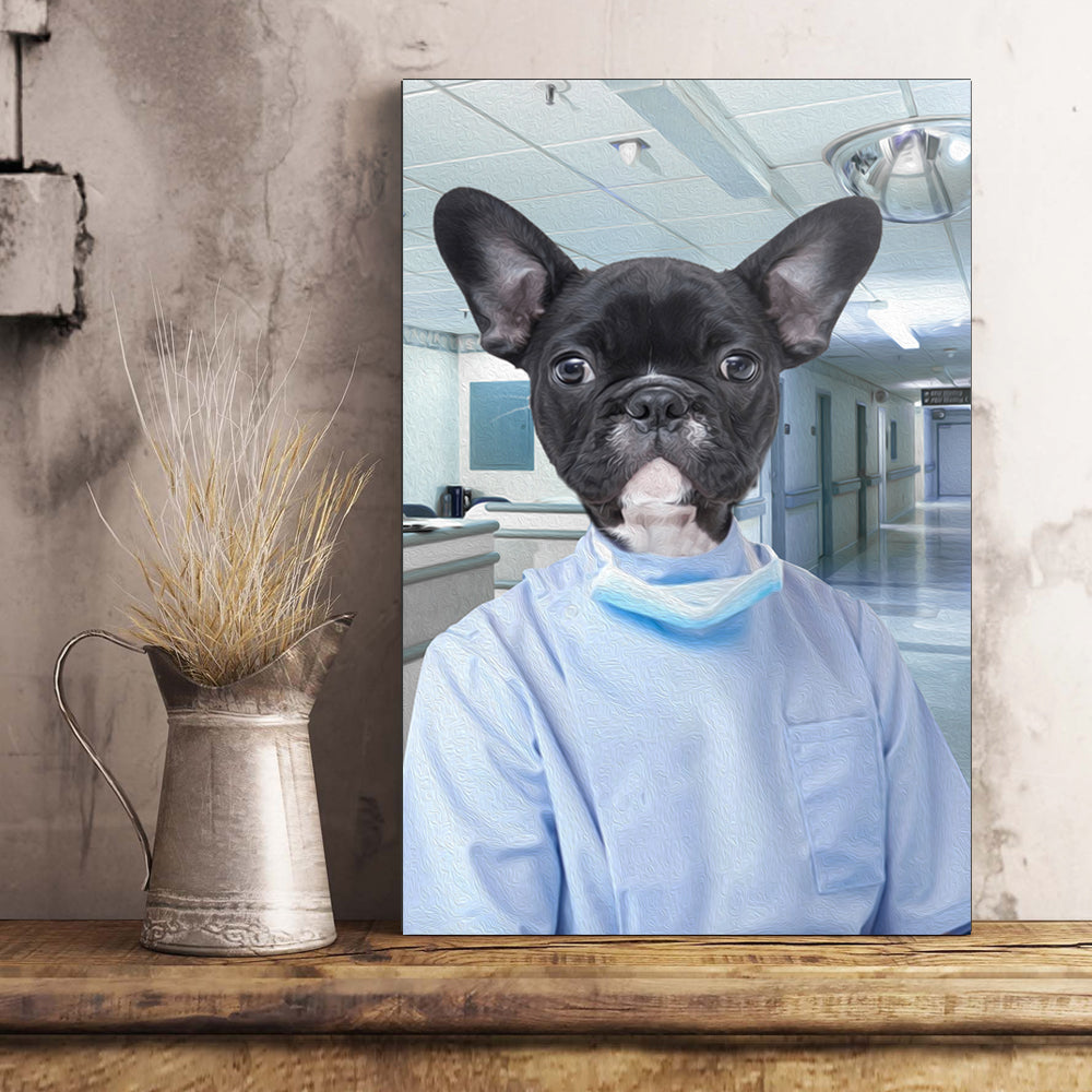 The Doctor Custom Pet Portrait Poster - Noble Pawtrait